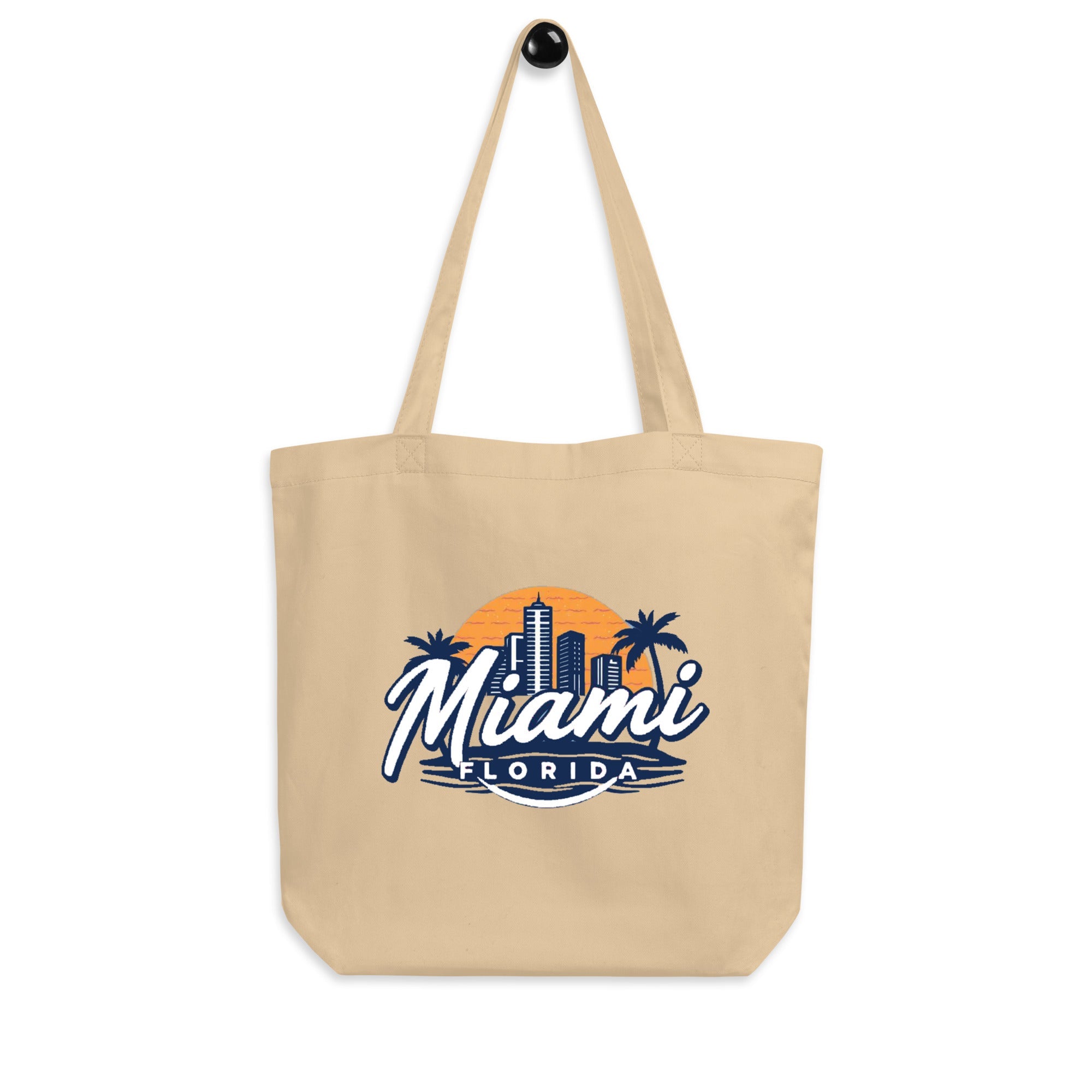Retro Miami Eco-Friendly Tote Bag
