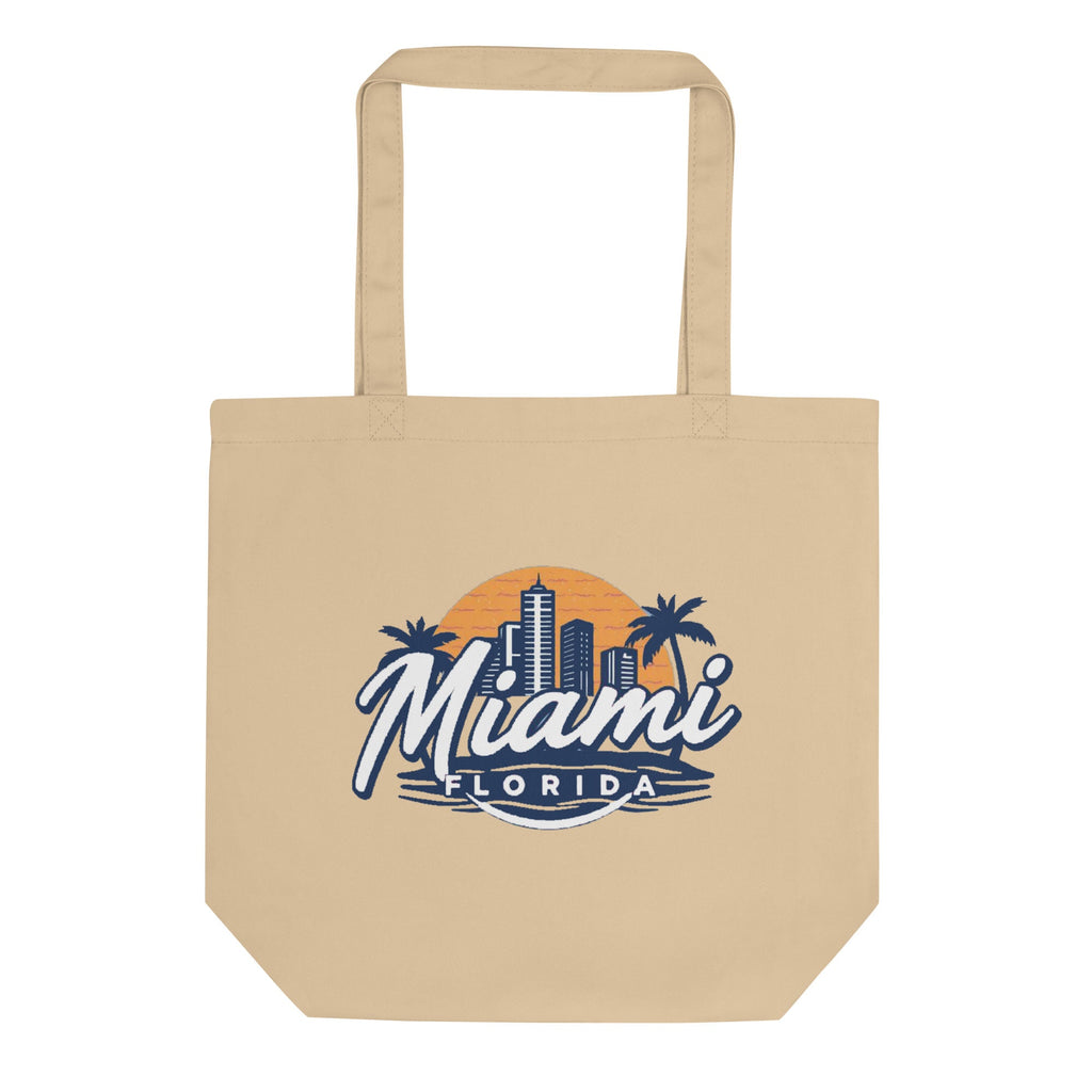 Retro Miami Eco-Friendly Tote Bag