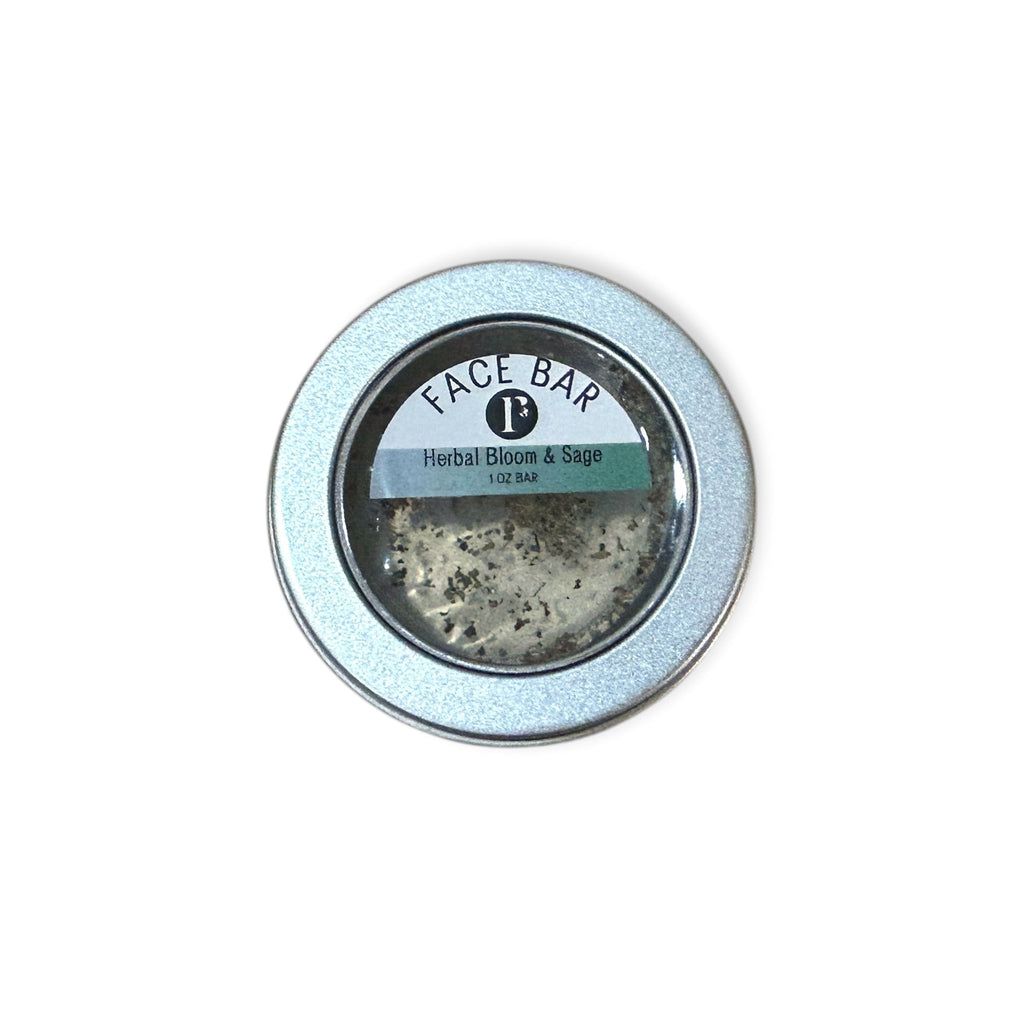 Face Bar Soap | Herbal Bloom & Sage | Soap in Tin
